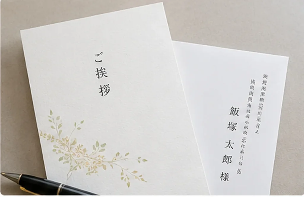 会葬礼状・香典返しの挨拶状
